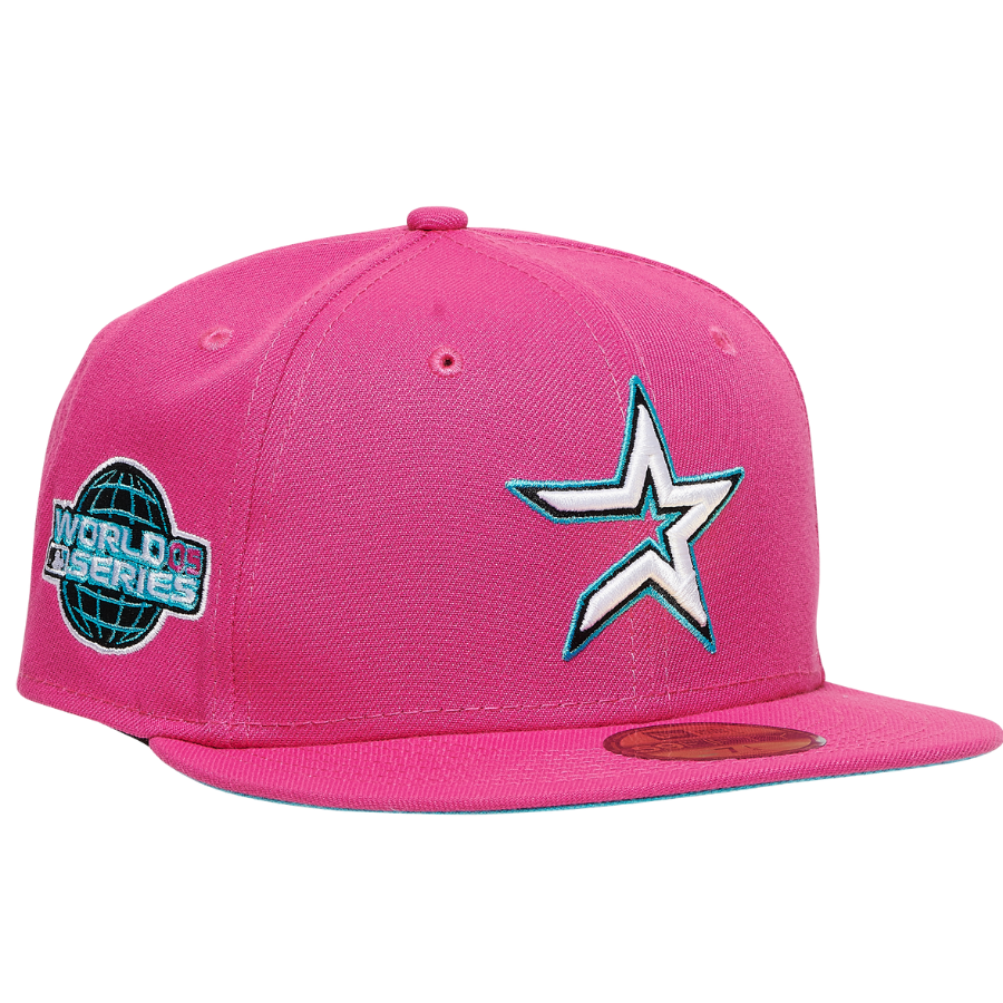 New Era Houston Astros Fluorescent Pink South Beach 59FIFTY Fitted Hat