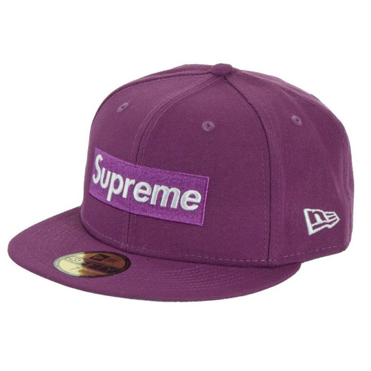 New Era Supreme Purple No Comp Opening Day Patch 59FIFTY Fitted Hat