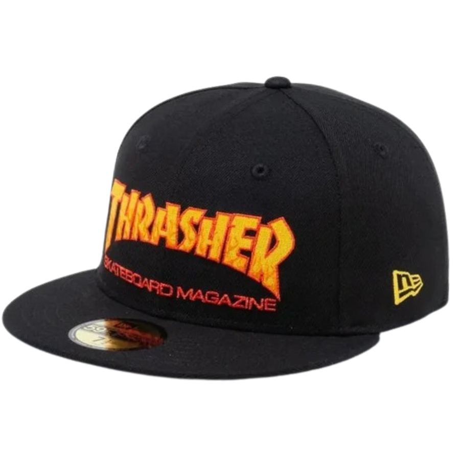 New Era x Thrasher Magazine Logo 59FIFTY Fitted Hat