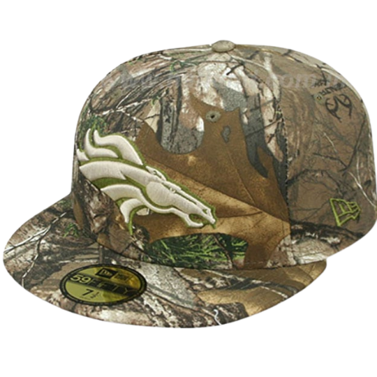 New Era Denver Broncos Realtree Camo 59FIFTY Fitted Hat