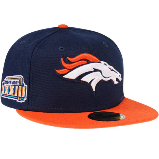 New Era Denver Broncos Super Bowl XXXIII Two Tone Edition 59Fifty Fitted Hat