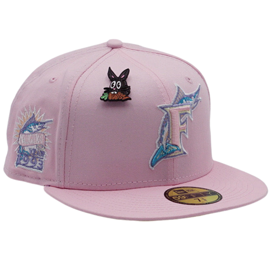 New Era Florida Marlins Soft Pink 'Easter Pack' 1993 Inaugural Season 59FIFTY Fitted Hat