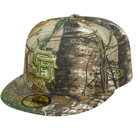 New Era San Francisco Giants Realtree Camo 59FIFTY Fitted Hat