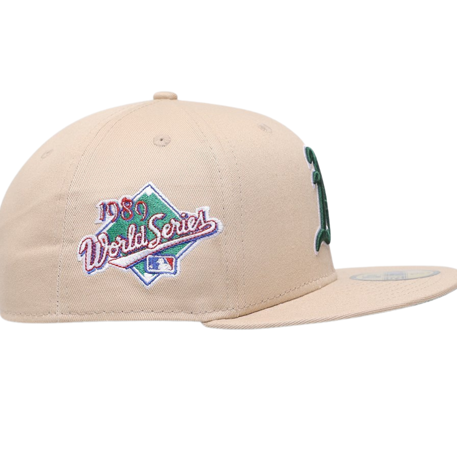 New Era Oakland Athletics "Tumbleweed" 1989 World Series 59FIFTY Fitted Hat