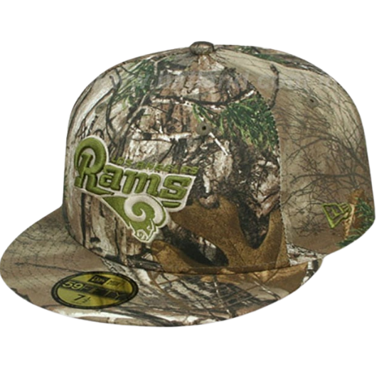 New Era Los Angeles Rams Realtree Camo 59FIFTY Fitted Hat