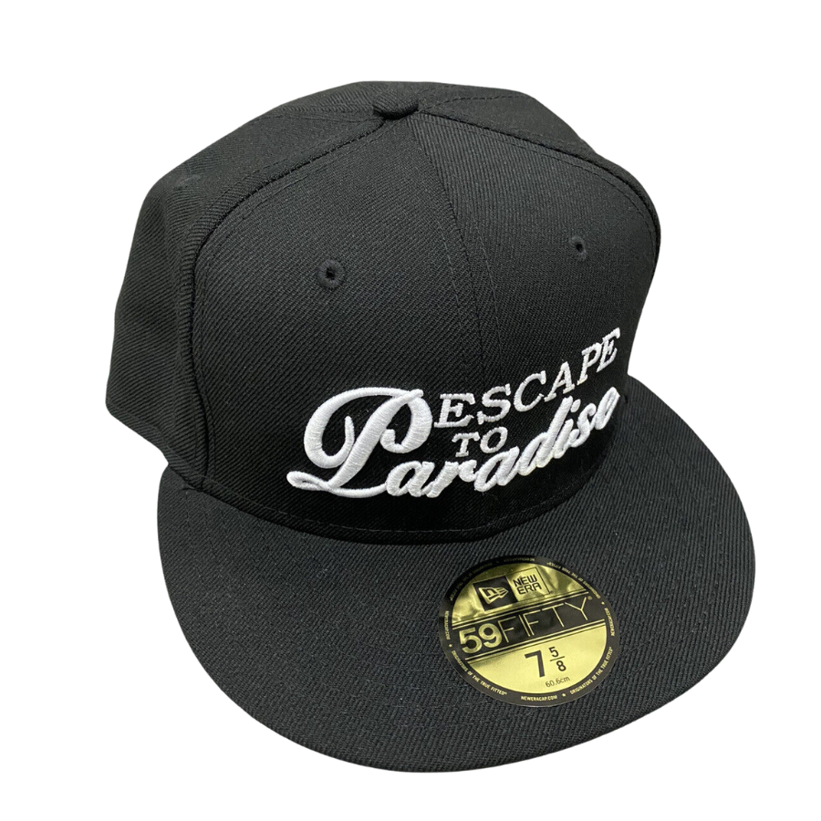 New Era x Fitted Hawaii 'Escape to Paradise' Black/White 59FIFTY Fitted Hat