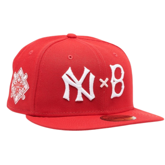New Era New York Yankees X Brooklyn Dodgers Red 59FIFTY Fitted Hat