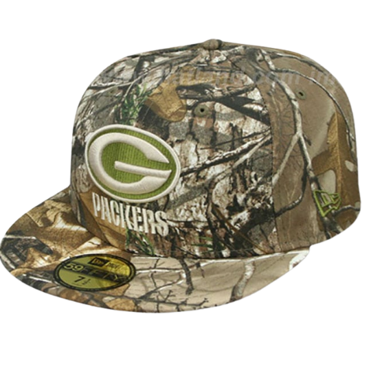 New Era Green Bay Packers Realtree Camo 59FIFTY Fitted Hat