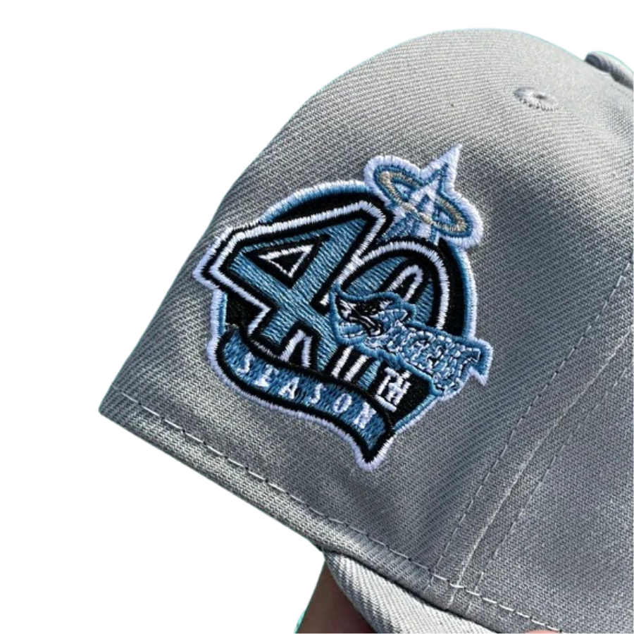 New Era Los Angeles Angels Cool Grey 40th Anniversary 59FIFTY Fitted Hat