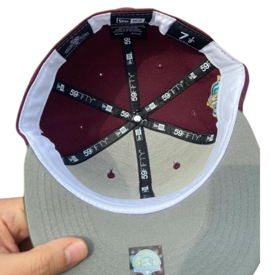 New Era Lake County Captain Bordeaux Maroon 59FIFTY Fitted Hat