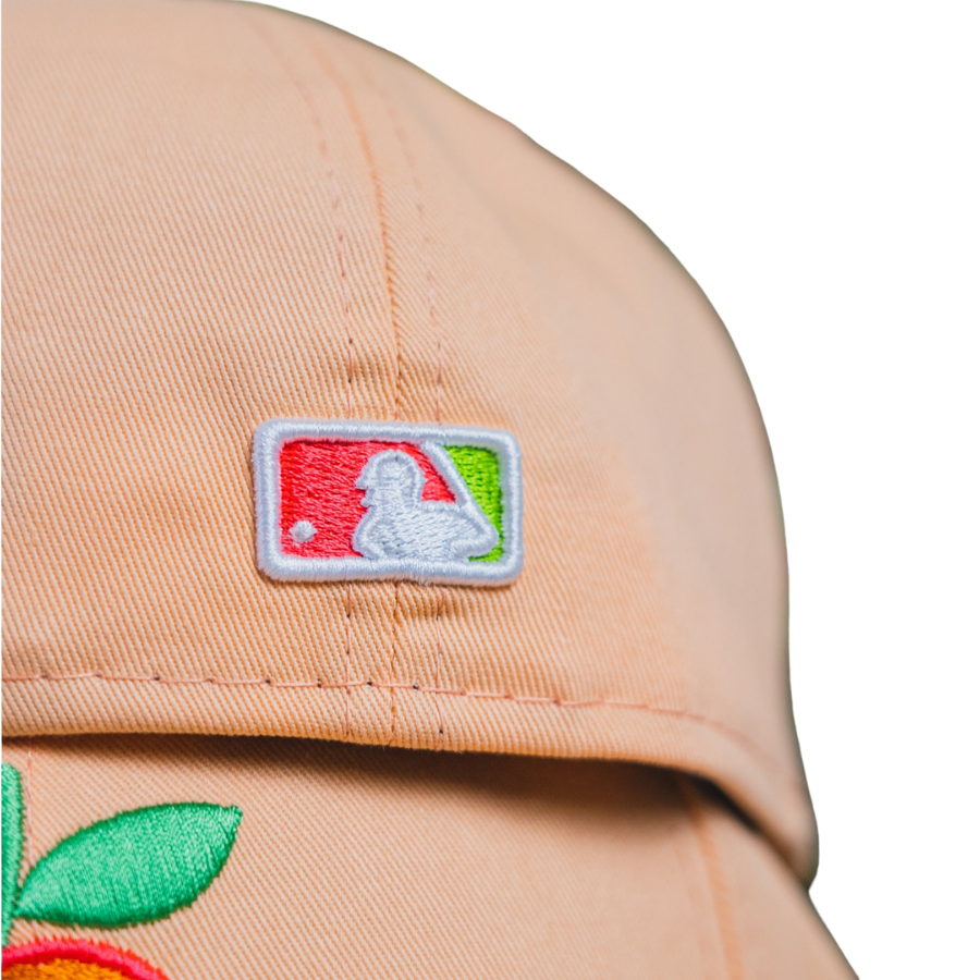 New Era Atlanta Braves State Fruit 59Fifty Fitted Cap in Peach — MAJOR