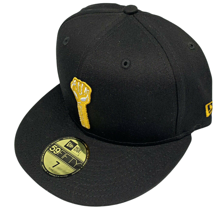 New Era x Hardies Hardware Skateboarding Black/Yellow 59FIFTY Fitted Hat
