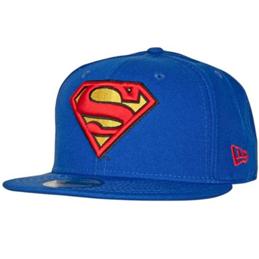 New Era Superman Logo Royal Blue 59FIFTY Fitted Hat