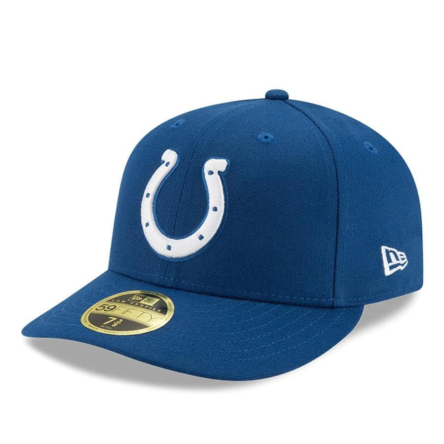 New Era Indianapolis Colts Blue Omaha Low Profile 59FIFTY Fitted Hat
