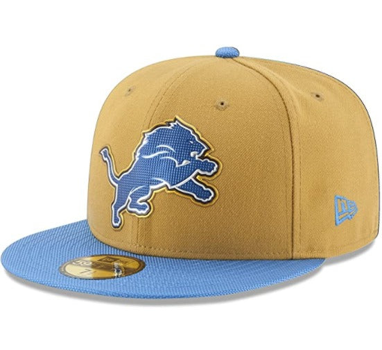 New Era Detroit Lions Gold Crown 59FIFTY Fitted Hat