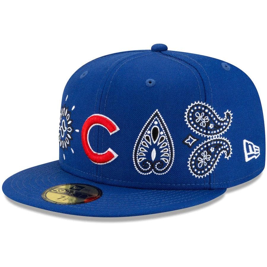 New Era Chicago Cubs Paisley Elements Blue 59FIFTY Fitted Hat