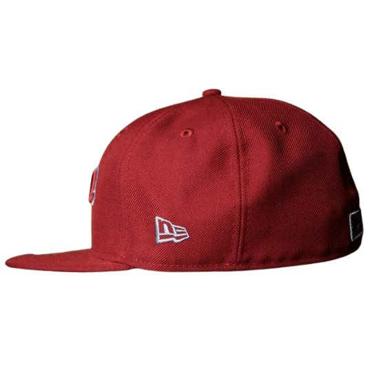 New Era Jawn Philly Burgundy Grey Under Brim 59FIFTY Fitted Hat