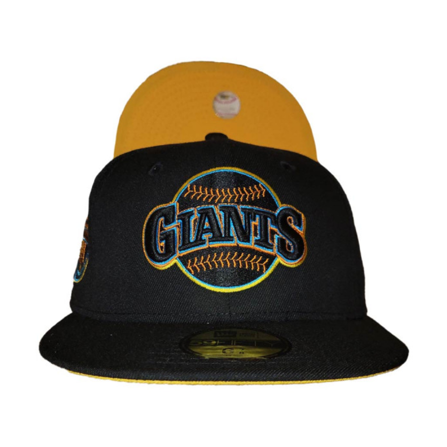 New Era San Francisco Giants "Maui Wowie" Black/Yellow 1984 All-Star Game 59FIFTY Fitted Hat