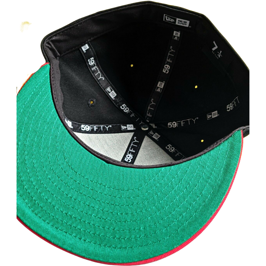 New Era Black Santa Christmas 59FIFTY Fitted Hat