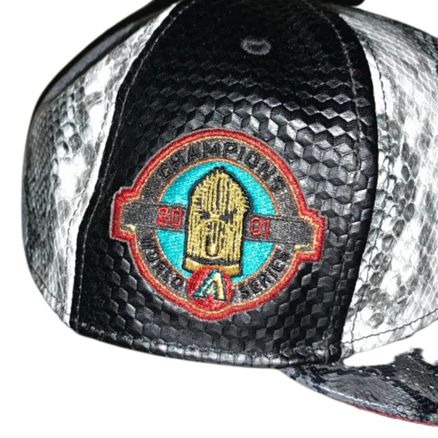 New Era Arizona Diamondbacks Snakeskin Red Undervisor 59FIFTY Fitted Hat