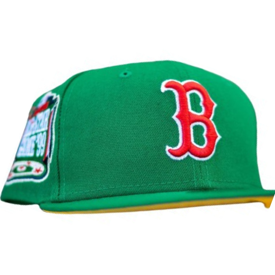 New Era Boston Red Sox Pine Green 1999 All-Star Game Gold UV 59FIFTY Fitted Hat