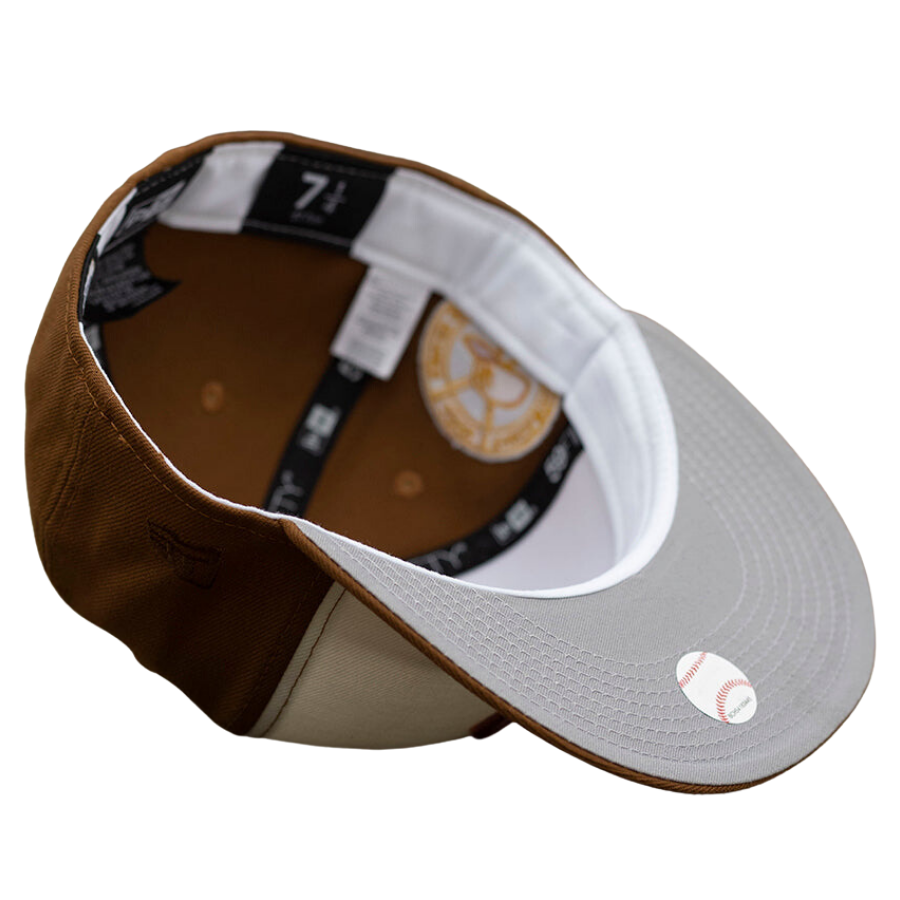 New Era New York Yankees 1961 World Series Chrome/Toasted Peanut 59FIFTY Fitted Cap
