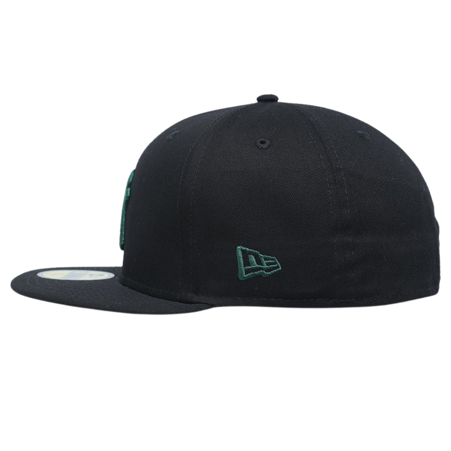 New Era New York Yankees Black/Pine Green 59FIFTY Fitted Hat