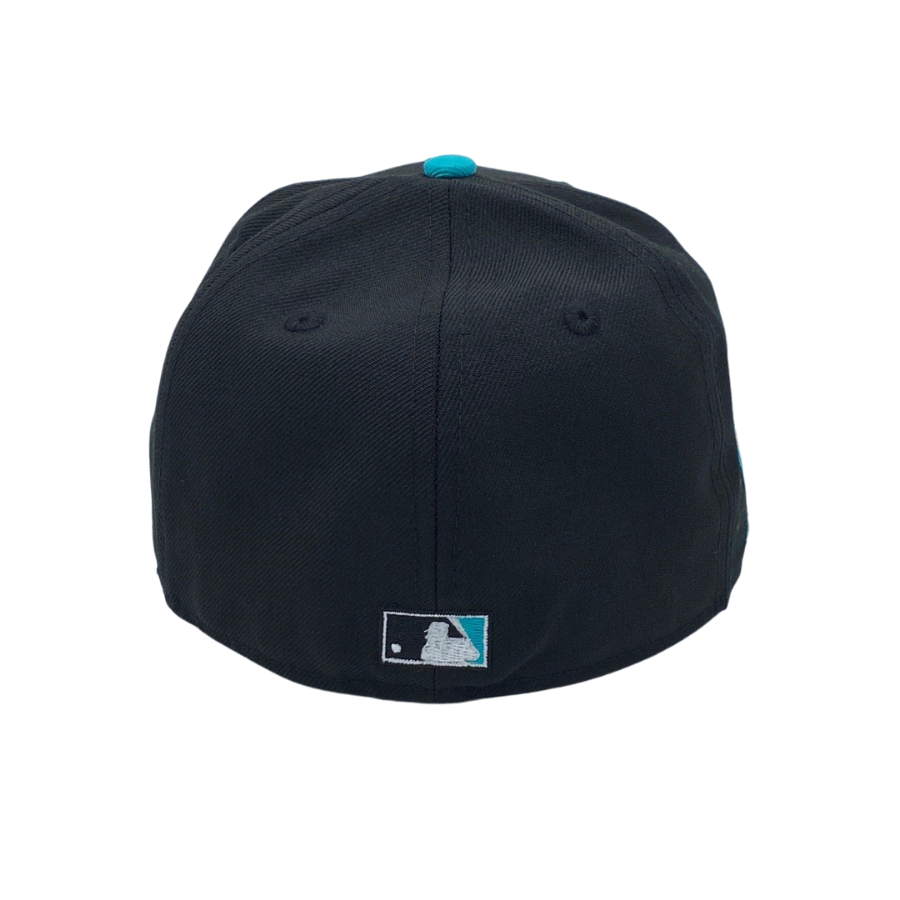 New Era Toronto Blue Jays Black/Teal 40th Season Patch 59FIFTY Fitted Hat