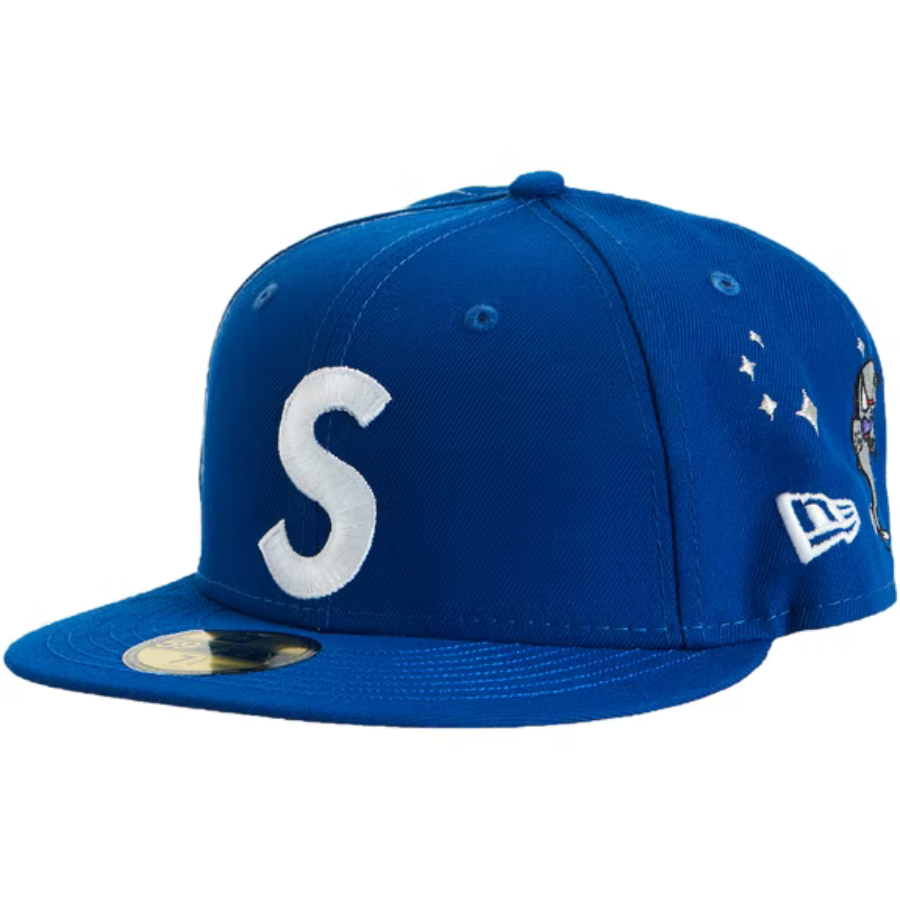 New Era x Supreme S Logo Royal Characters 59FIFTY Fitted Hat