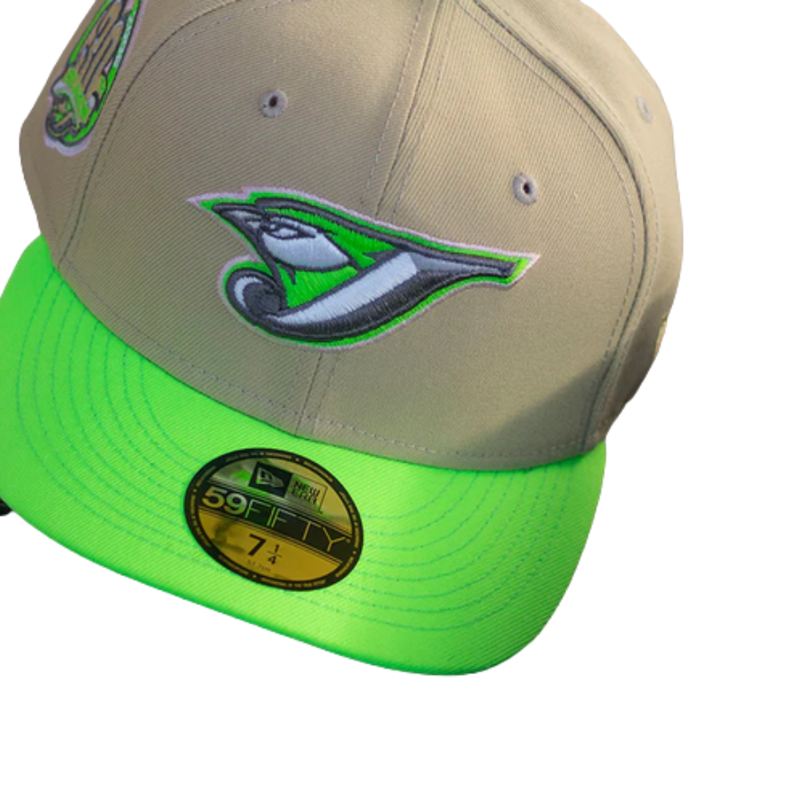 New Era Toronto Blue Jays 30th Season Tan/Lime Green 59FIFTY Fitted Cap