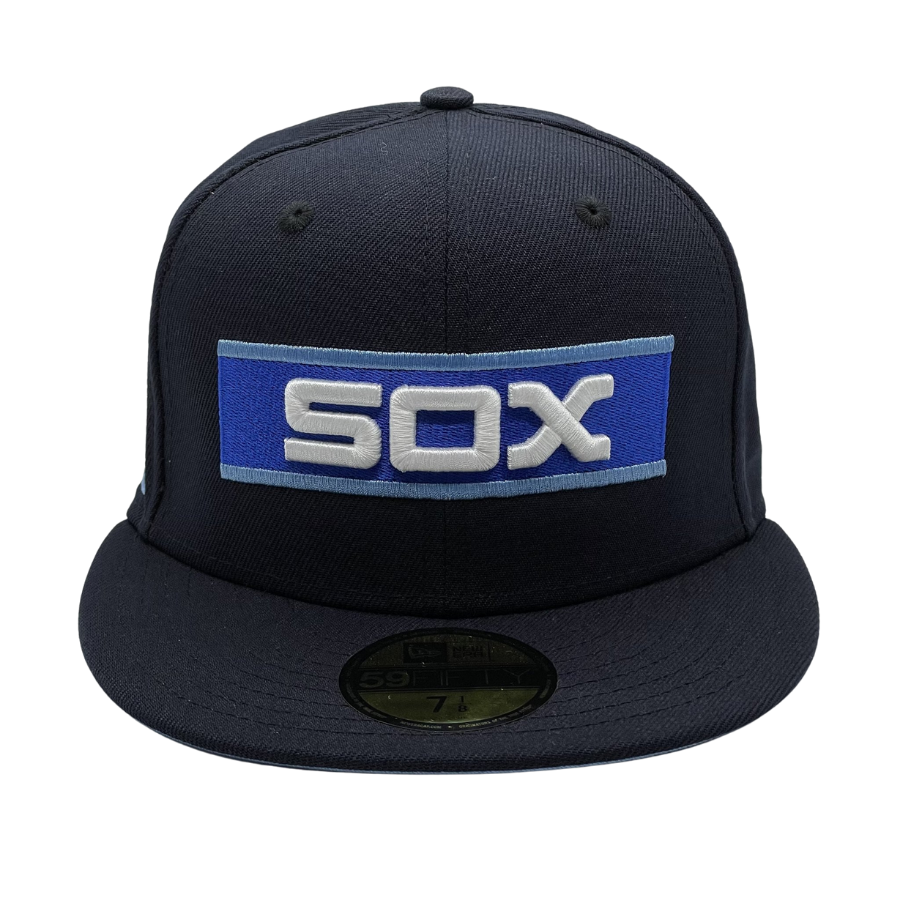New Era Chicago White Sox Navy 1983 City Skyline Icy Undervisor 59FIFTY Fitted Hat