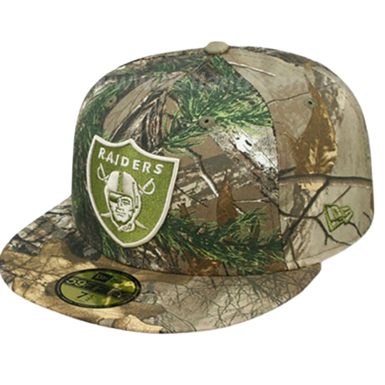 New Era Las Vegas Raiders Realtree Camo 59FIFTY Fitted Hat