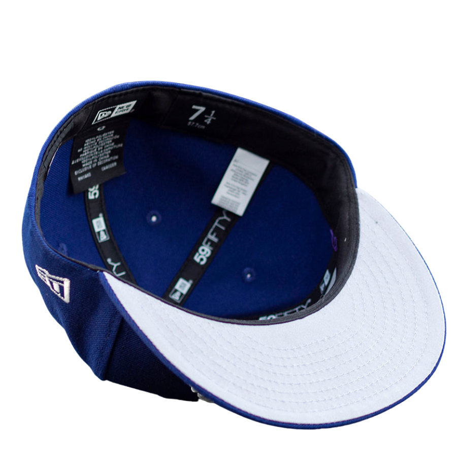 New Era Los Angeles Dodgers Royal Curved Script 59FIFTY Fitted Hat