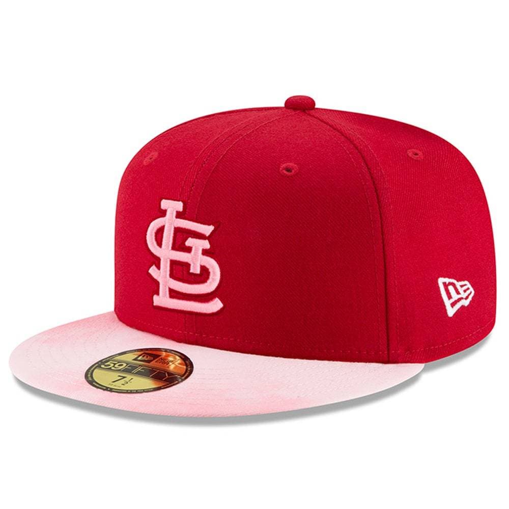 New Era St. Louis Cardinals Mothers Day Fitted Hat w/ Nike Air Max 90 Bacon Matching Sneakers