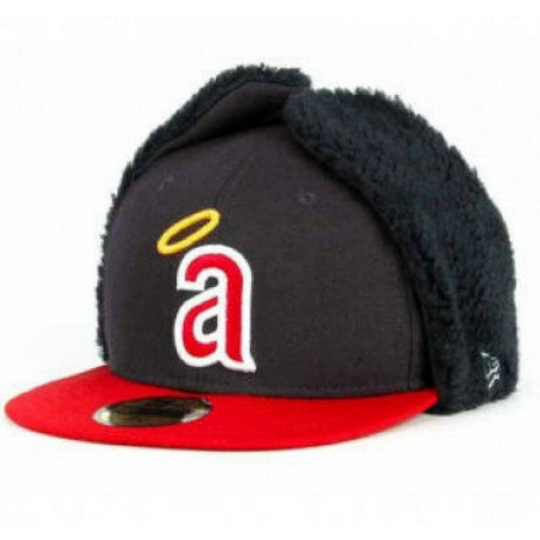 New Era Los Angeles Angels Cooperstown Dog Ear Flap 59FIFTY Fitted Hat