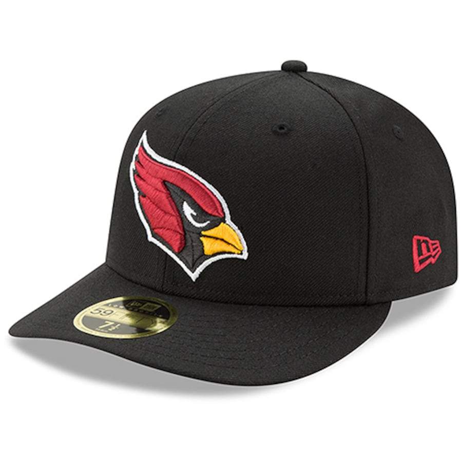 New Era Arizona Cardinals Black Omaha Low Profile 59FIFTY Fitted Hat
