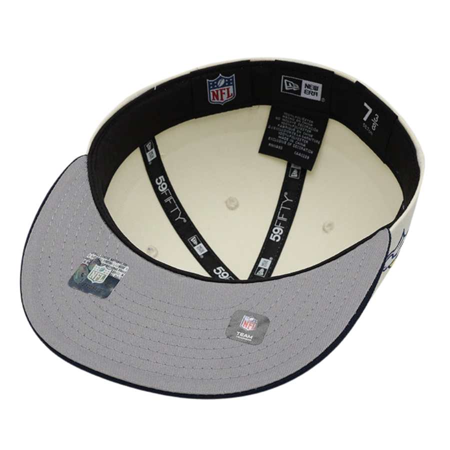 New Era Denver Broncos 'Throwback Superbowl Champs' Chrome White 2023 59FIFTY Fitted Hat