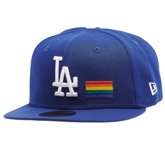 New Era Los Angeles Dodgers Rainbow Pride Flag 59FIFTY Fitted Hat