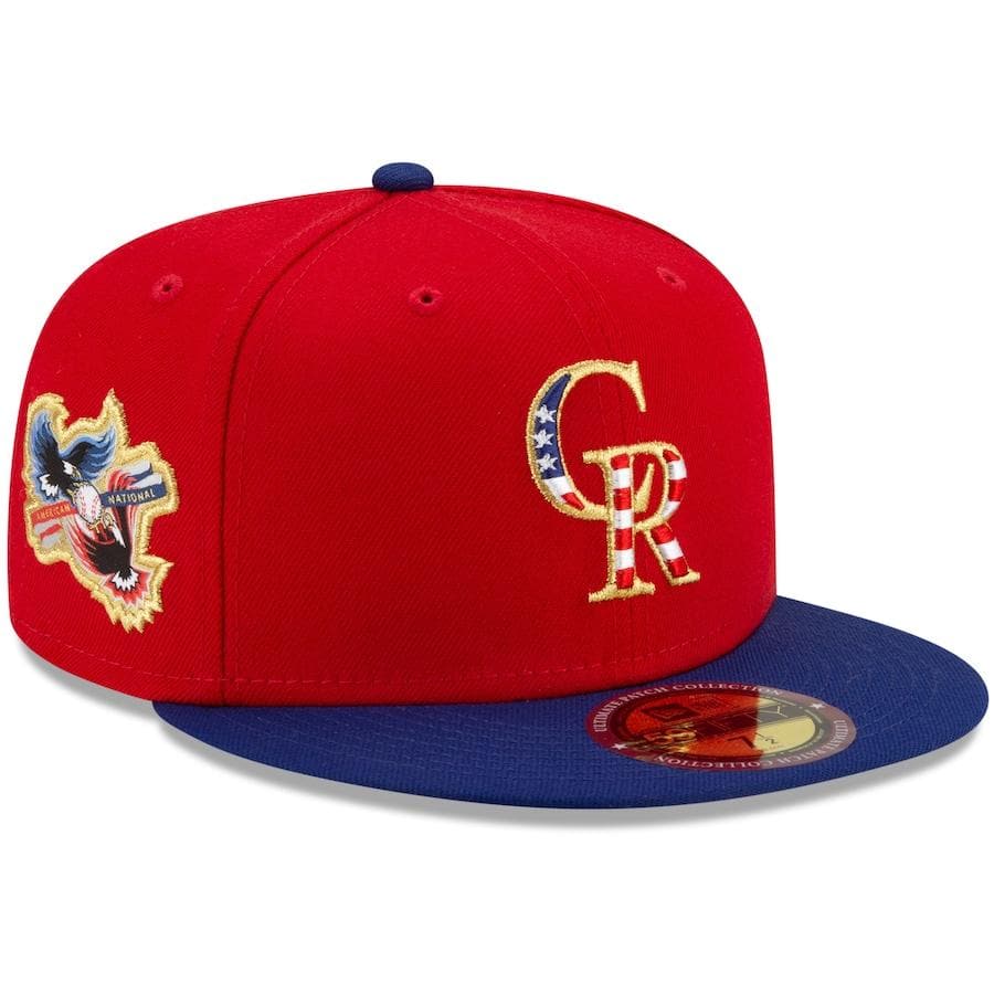 New Era Colorado Rockies Americana Patch Red 2021 59FIFTY Fitted Hat