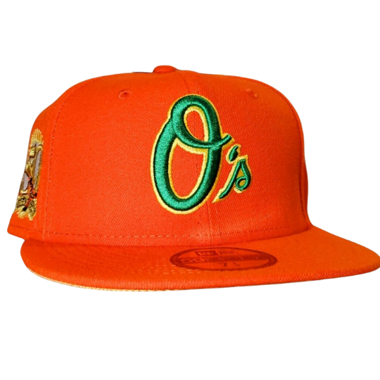 New Era Baltimore Orioles Orange/Green Spaghetti O's  59FIFTY Fitted Hat