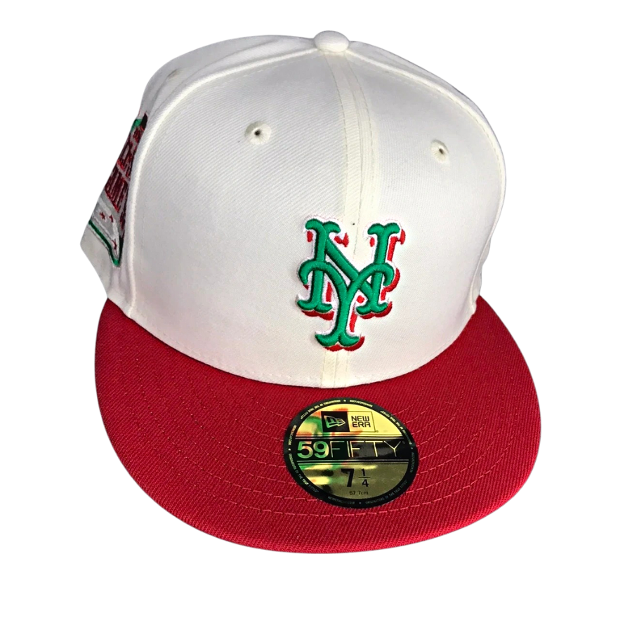 New Era New York Mets Mike Piazza and Darryl Strawberry Chrome/Pizza 59FIFTY Fitted Hat