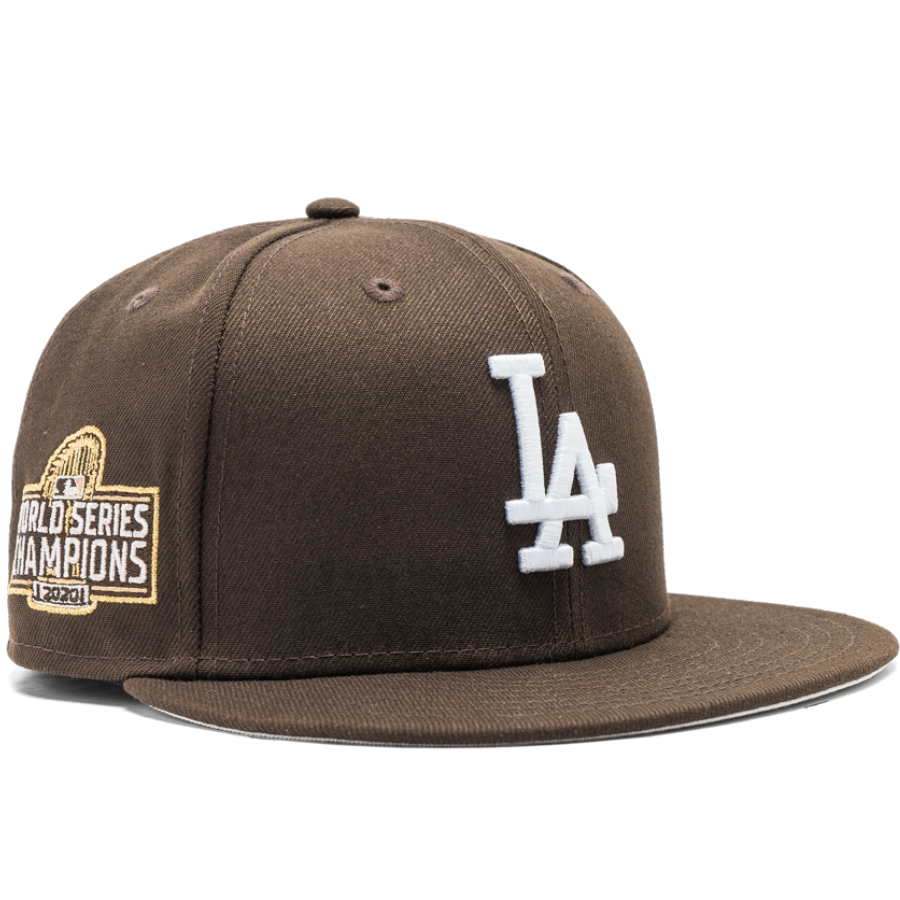 New Era Los Angeles Dodgers Cappuccino 2020 World Series 59FIFTY Fitted Hat