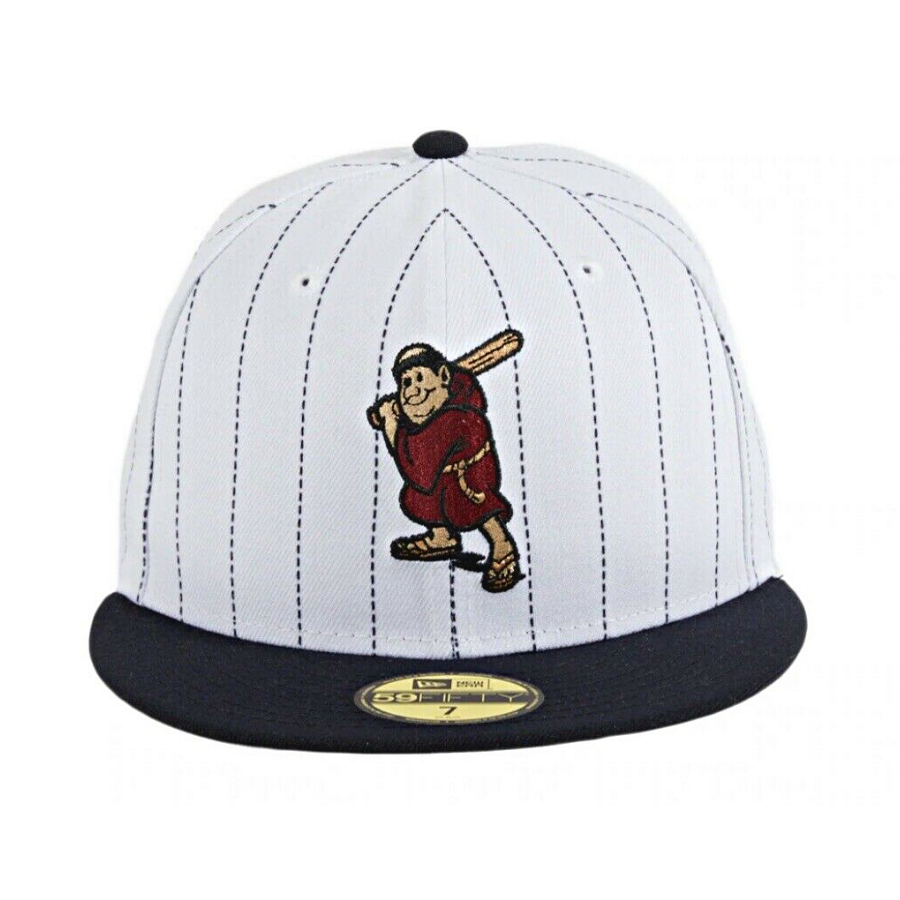 New Era San Diego Padres Navy/White Swinging Friar Pinstripe 59FIFTY Fitted Hat