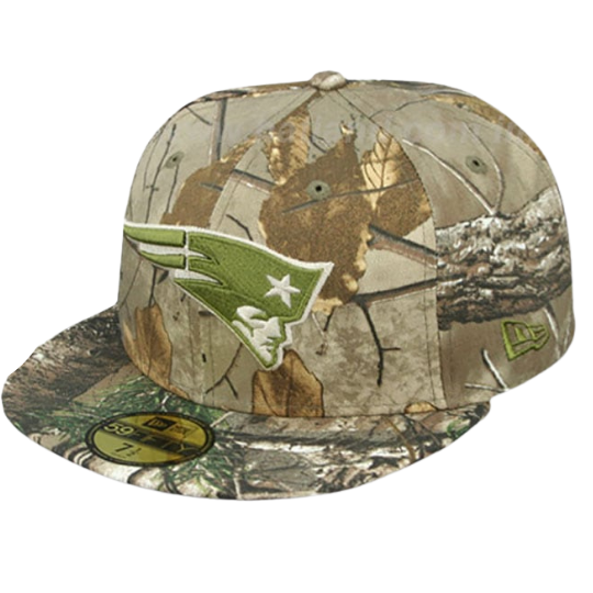 New Era New England Patriots Realtree Camo 59FIFTY Fitted Hat