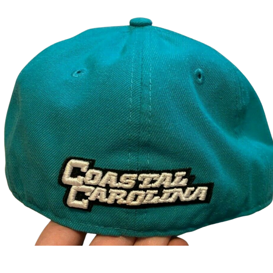 New Era Coastal Carolina Chanticleers Teal/Black/Dark Gold 59FIFTY Fitted Hat