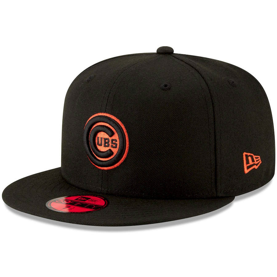 New Era Chicago Cubs Black Infrared Neon Pop 59FIFTY Fitted Hat
