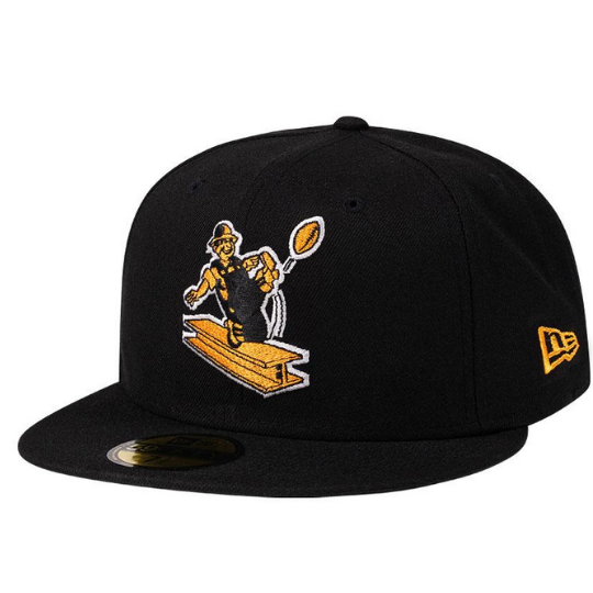 New Era Pittsburgh Steelers Throwback Primary Logo 59Fifty Fitted Hat