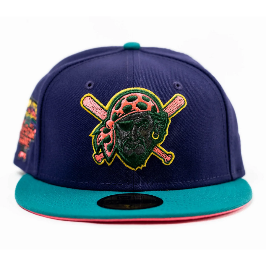 New Era Pittsburgh Pirates Purple/Teal/Fluorescent Pink 2006 All-Star Game 59FIFTY Fitted Hat