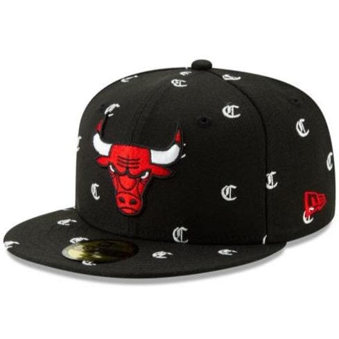 New Era Chicago Bulls Team Initials 59Fifty Fitted Hat