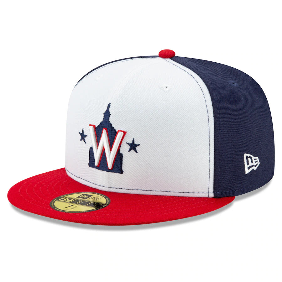 New Era White Washington Nationals Alternate 2 2020 Authentic Collection On-Field 59FIFTY Fitted Hat